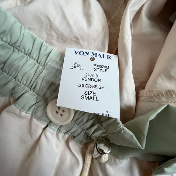 Le Lis Womens Beige Contrast Trim High Rise Wide Leg Track Pants Small NWT - Picture 9 of 9